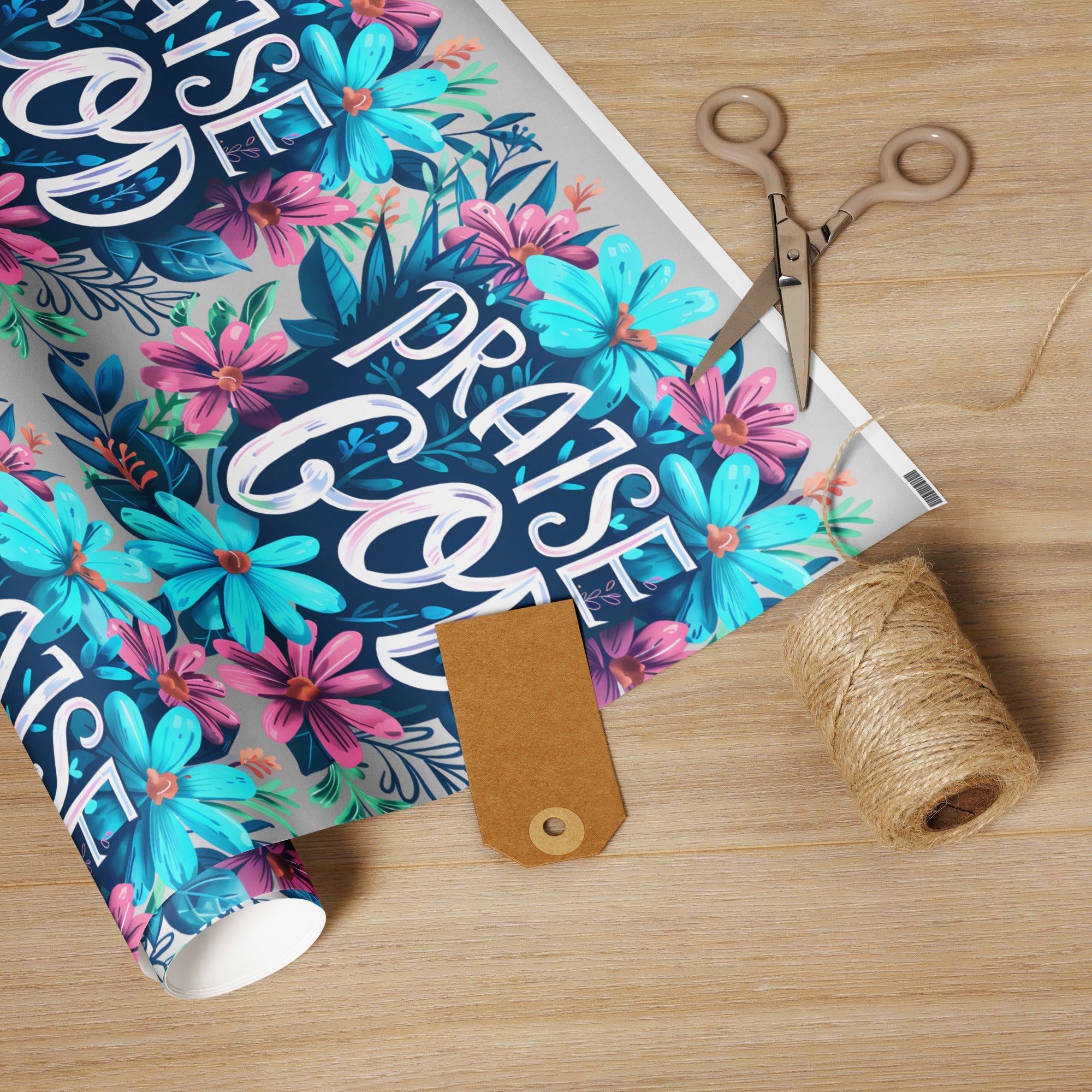 Easy-wrap paper rolls that make gifts pop—festive and durable.